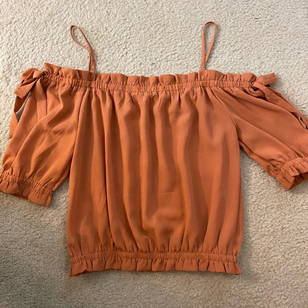 Off the shoulder fall top